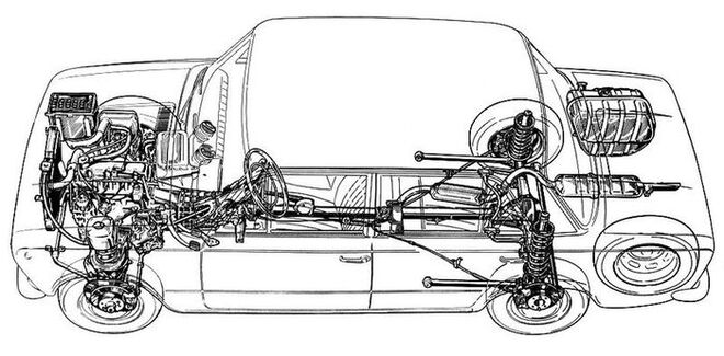 Fiat 124 blueprints